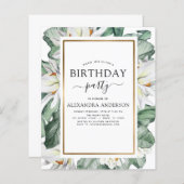 Budget Tropische Nolia Birthday (Voorkant / Achterkant)