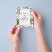 Budget Tropische Nolia Birthday Flyer (Hand)