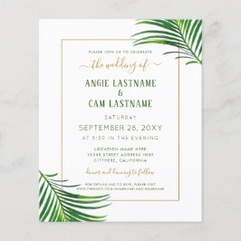 Budget Tropische Palm Leaf Greenery