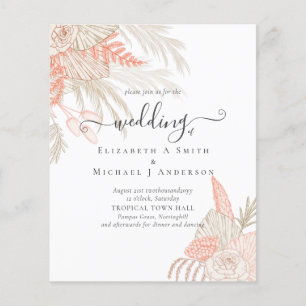 BUDGET Tropische pampas grass Terracotta Weddensch Flyer