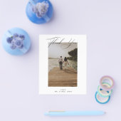 BUDGET Trouwfoto Dankkaart Flyer (Enkel)