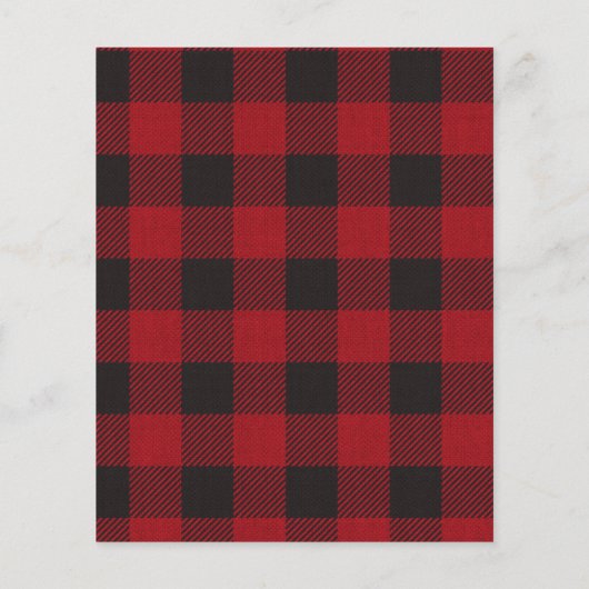 Budget Truck & Buffalo Check Merry Kerstmis Flyer (Achterkant)