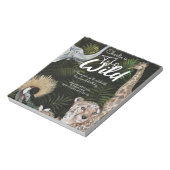 BUDGET Twee uitnodiging tot vrijdag Oerwoud Wild G Notitieblok (Gedraaid)