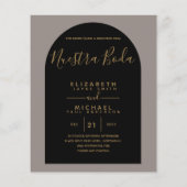 BUDGET Tweetalig Spaans Bruiloft Engels Huwelijk (Achterkant)