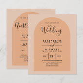 BUDGET Tweetalig Spaans Bruiloft Engels Huwelijk (Voorkant / Achterkant)