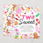 Budget Two SWEET Snoep Kinder Candyland Verjaardag (Voorkant / Achterkant)