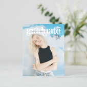 BUDGET  Typografie Fotocollage Afstuderen (Staand voorkant)