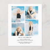 BUDGET  Typografie Fotocollage Afstuderen (Achterkant)