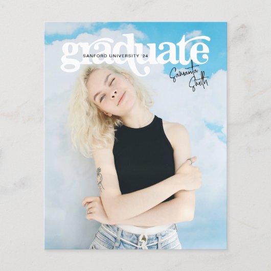 BUDGET  Typografie Fotocollage Afstuderen (Voorkant)