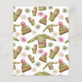 Budget Ugly sweater Christmas party invitation Flyer (Achterkant)