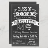 Budget Uitnodiging van de Graduatie van de Gradua (Voorkant / Achterkant)