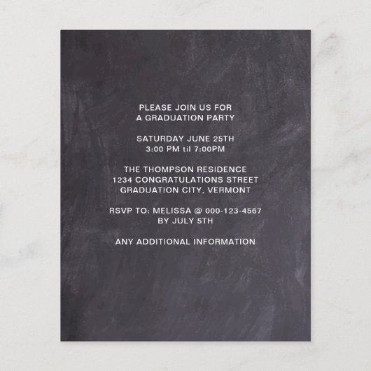 Budget Unieke Uitnodiging van het Afstuderen van h