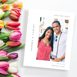 Budget V MOD 2 Eenvoudige foto Save the Date Flyer