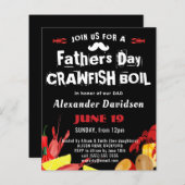 BUDGET VADERDAG Foto Crawfish Boil nodigt uit (Voorkant / Achterkant)