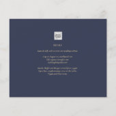 BUDGET Van Gogh Sterrennacht Trouwkaart QR (Achterkant)