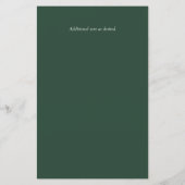 BUDGET Verdure Blush Feuille Mariage Invite A9 (Dos)