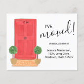 Budget Verhuisbericht Rode Deur Kaart (Voorkant)