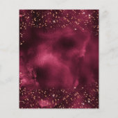 Budget verjaardagsdagsdagsdaginguitnodiging (Achterkant)