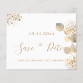 Budget verjaardagsgoud eucalyptus herfst behalve d (Voorkant)