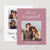 Budget Verloving Aankondiging Fotokaarten (Voorkant / Achterkant)