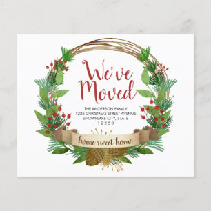 Budget Verplaatst Kerstmis Wreating Holiday Moving