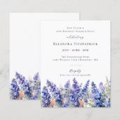 BUDGET VERRASSING 50e verjaardag juli Geboortebloe (Voorkant / Achterkant)