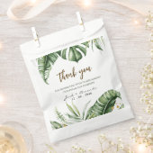 Budget vert feuille verdure Mariage Faveurs sacs (Coupé)