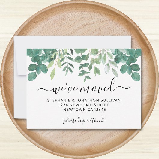 Budget vert Nous avons déplacé la Faire-part