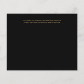 BUDGET Vintage Feuille de jardin classique invite (Dos)