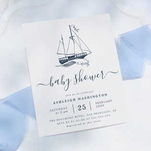 Budget Vintage Marine Navine Baby Shower