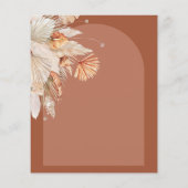 budget voor de terracotta pampas - bruiloft voor b flyer (Achterkant)