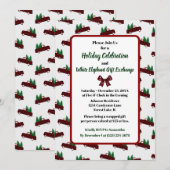 Budget  Vrachtwagen Kerstvakantie Feest Kaart (Voorkant / Achterkant)