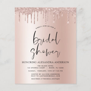 Budget Vrijgezellenfeest Blush Pink Glitter