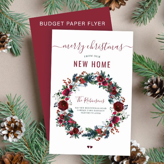 Budget Vrolijk Kerstfeest nieuw huis voor vakantie