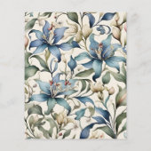 Budget Waterverf Floral William Morris Wedding (Achterkant)