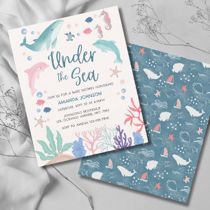 Budget Waterverf Onder de Zee Baby Girl Shower