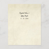 Budget Waterverf Pine Forest Winter Wedding (Achterkant)