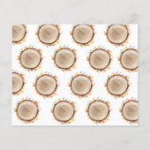 Budget/waterverf/trouwuitnodiging. Uitnodiging Flyer (Achterkant)