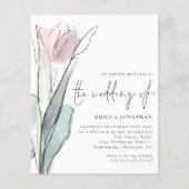 Budget Waterverf Tulip Weddenschap (Voorkant)