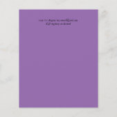 BUDGET Waterverf Weddenschap Abstract Paars grijs (Achterkant)