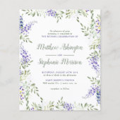 Budget Waterverf Wisteria Wedding (Voorkant)