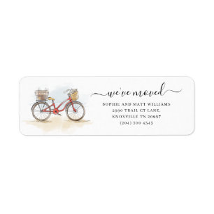 Budget We hebben Boho Chic Moving Return-adres ver Etiket