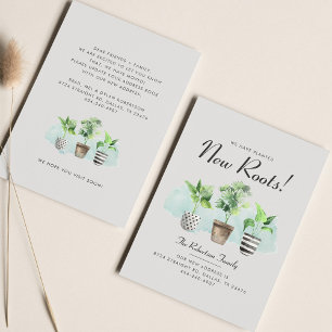 Budget We hebben Boho Moving Announcement verplaat Flyer