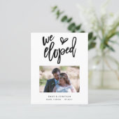 Budget We hebben de aankondiging van de Foto Uitno (Staand voorkant)