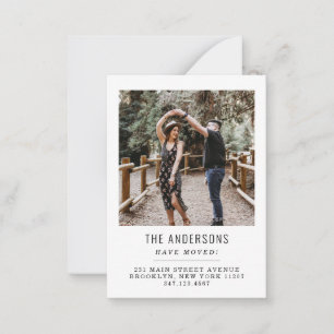 Budget We hebben wijziging van adresfoto verplaats Notitiekaartje