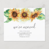 Budget We hebben Zonnebloem Bewegende Aankondiging (Voorkant)