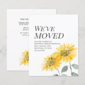 Budget We hebben Zonnebloem Bewegende Aankondiging (Voorkant / Achterkant)