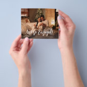 Budget We zijn bezig met minimalistische H Foto 2 Flyer (Hand)