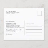 Budget Weddenfoto Collage Hartelijk dank (Achterkant)