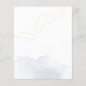 Budget Weddenrenroute WelkomstWaterverf (Achterkant)